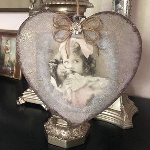 Decoupage Christmas wooden wall decor